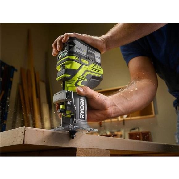 Ryobi P601 One+ 18V Lithium Ion Cordless Fixed Base Trim Router ( Tool Only) - Picture 4 of 5